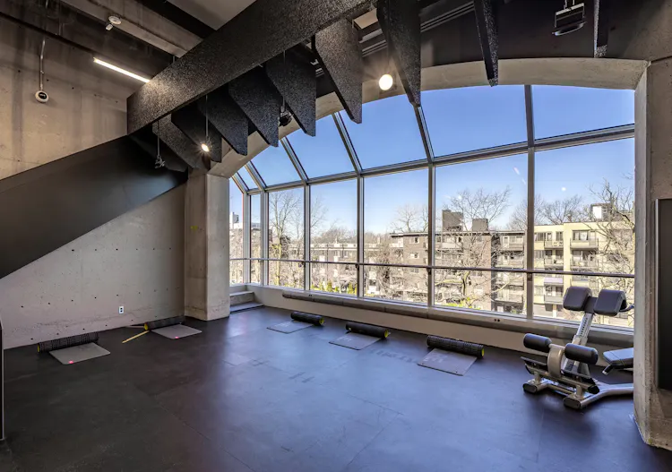 Zone d'étirements - Salle d'entrainement du CEPSUM