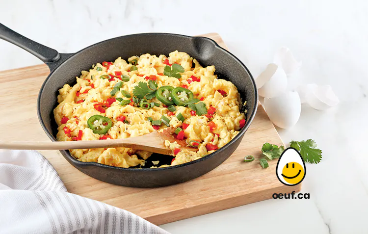 Oeufs Brouillés À La Mexicaine Wordpress