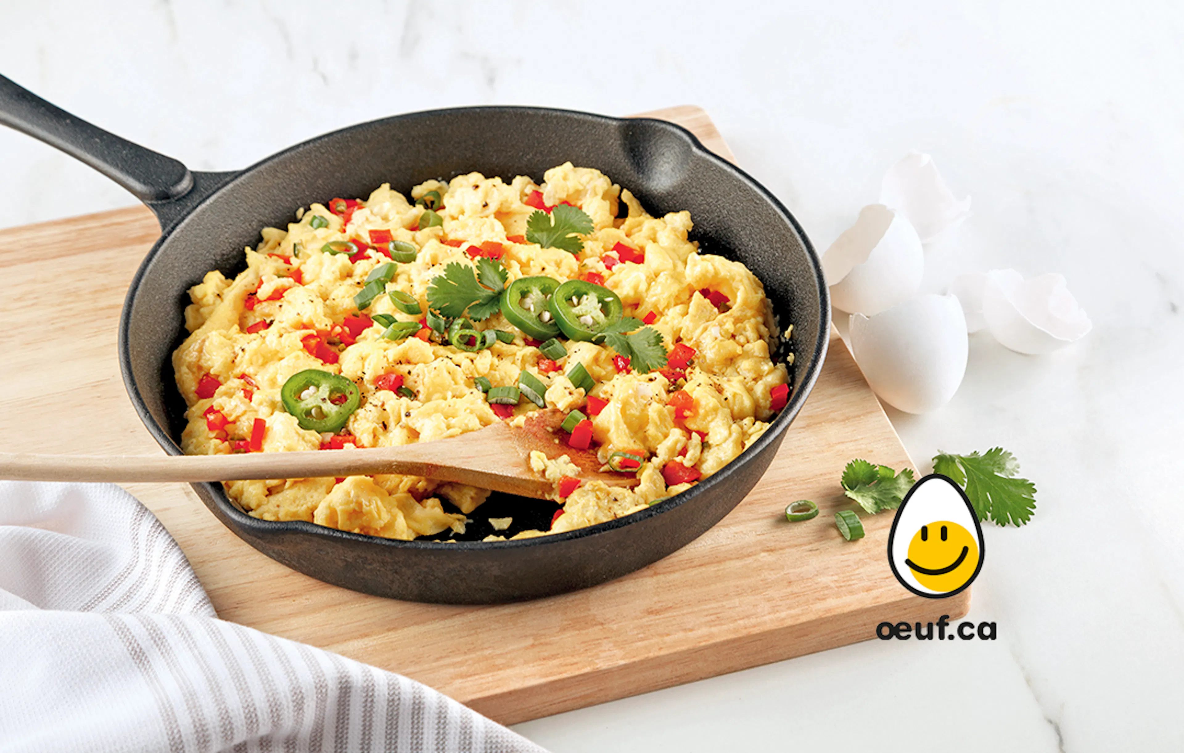 Oeufs Brouillés À La Mexicaine Wordpress